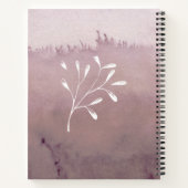 トレンディーシーフォーグラデーションムサンド水カラージャーナル ノートブック (裏面)