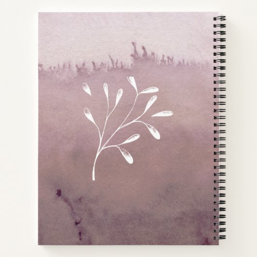 トレンディーシーフォーグラデーションムサンド水カラージャーナル ノートブック (裏面)