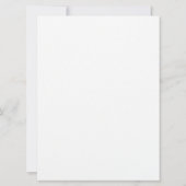 トレンディージャングル動物の水の色のベビーシャワー 招待状 (裏面)