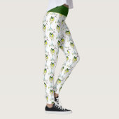 トレンディージンオーバーカクテルグラススタイリッシュホワイト レギンス (右)