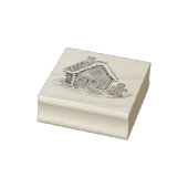 トレンディージンジャーブレッドマンハウスクリスマス ラバースタンプ (スタンプ)