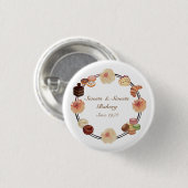 トレンディースイーツベーカリー水彩フローラ事業 缶バッジ (正面&裏面)