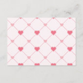 トレンディースウィートバレンタインデイディおむつラッフル エンクロージャーカード (裏面)