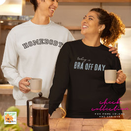 トレンディースウェットシャツブラオフ日編集可能ギフト スウェットシャツ