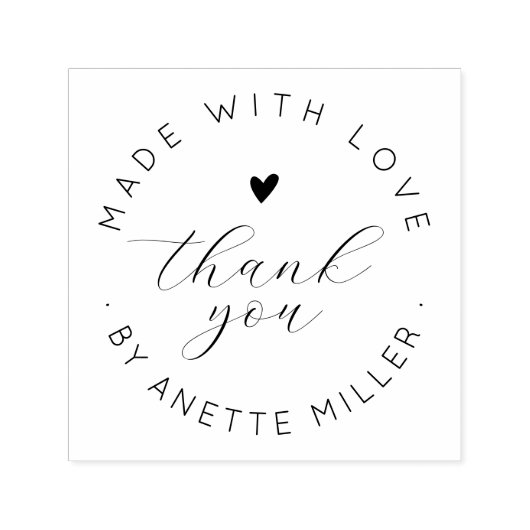 トレンディースエレガントクリプトThank You Made With Love セルフインキングスタンプ (デザイン)