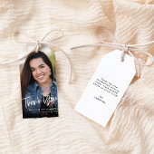 トレンディースカジュアルクリプト卒業写真ありがとう ギフトタグ