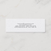 トレンディースキニー澄んコンサルタントの名刺 スキニー名刺 (裏面)