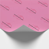トレンディースクラシカルクリプトのモノグラム名 ラッピングペーパー (角)