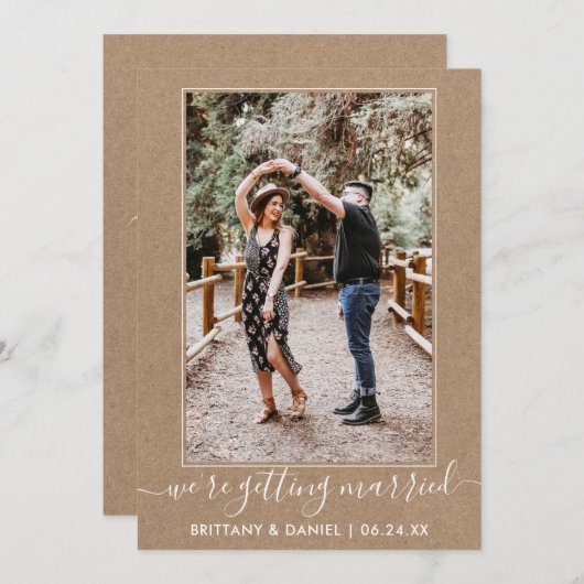 トレンディースクリプトを取得するKraft セーブザデート (正面/裏面)