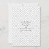 トレンディースクリプトオーバーレイ4フォトコラージュ卒業 案内状 (裏面)