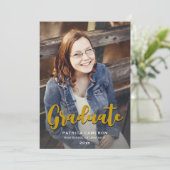 トレンディースクリプトオーバーレイ |写真卒業Annouさん 案内状 (スタンド正面)