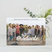 トレンディースクリプトオーバーレイ | One Photo Group卒業 案内状 (スタンド正面)