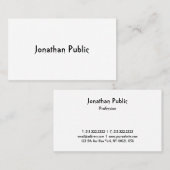 トレンディースクリプトテンプレートプロフェッショナルモダンクール 名刺 (正面/裏面)