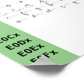 トレンディースクリプトフォント合字 ポスター (角)