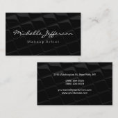 トレンディースクリプトプロフェッショナルパターン名刺 名刺 (正面/裏面)