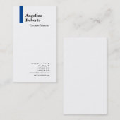 トレンディースクリプトプロフェッショナル平易ミニマル 名刺 (正面/裏面)