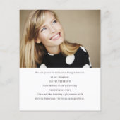 トレンディースクリプト写真の卒業 (裏面)