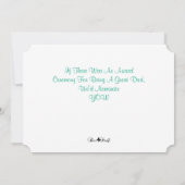 トレンディースクリプトHappy Faters Dayフォトカード カード (裏面)