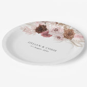 トレンディースクリプトpampas dusty 結婚 pink's ペーパープレート (アングル)
