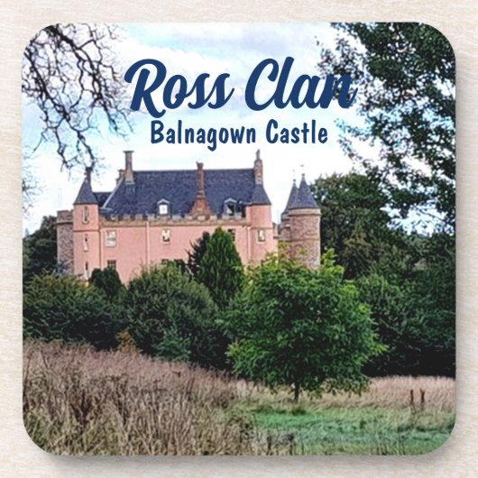 トレンディースコティッシュロス藩のバランゴウン城 コースター (正面)