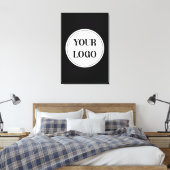 トレンディースタイリッシュおよびブエレガントランド キャンバスプリント (インサイチュ (寝室))