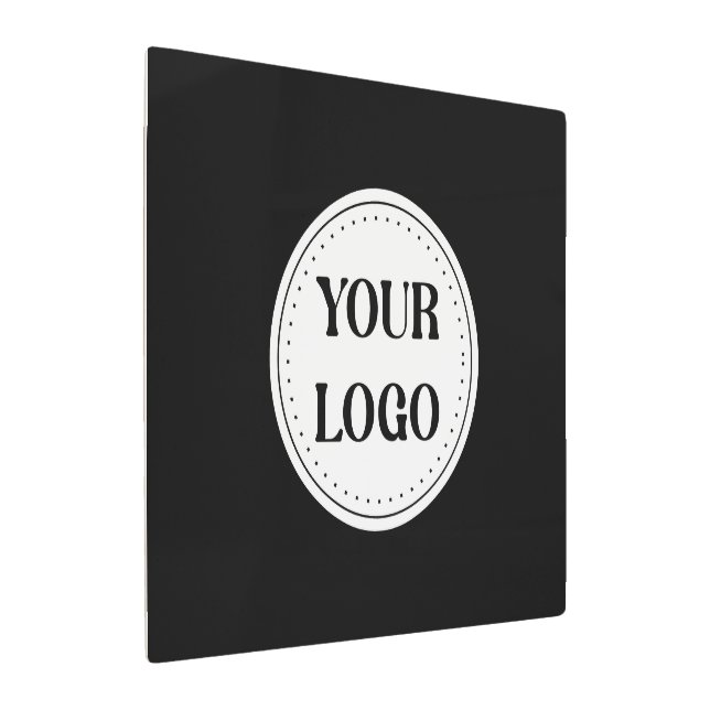 トレンディースタイリッシュおよびブエレガントランド メタルプリント (アングル)