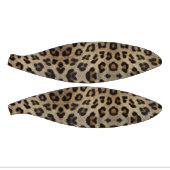 トレンディースタイリッシュはっきりしたヒョウ毛アニマルプリントおもしろい ミニバスケットボール (パネル)