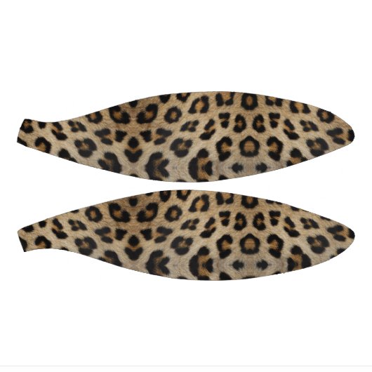 トレンディースタイリッシュはっきりしたヒョウ毛アニマルプリントおもしろい ミニバスケットボール (パネル)