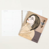 トレンディースタイリッシュガールシックラブハート プランナー手帳 (ディスプレー)