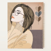 トレンディースタイリッシュガールシックラブハート プランナー手帳 (裏面)