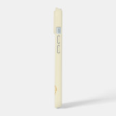 トレンディースタイリッシュキュートヒマワリ植物学 iPhone 15ケース (左側面)