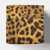 トレンディースタイリッシュサファリアニマルプリントヒョウ柄 フェイバーボックス (上部)