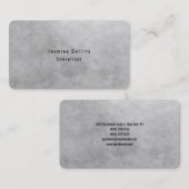 トレンディースタイリッシュシンプルプレイングレーストーンウォール 名刺 (正面/裏面)