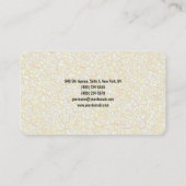 トレンディースタイリッシュシンプル平石壁パターン 名刺 (裏面)