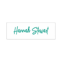 トレンディースタイリッシュティール（緑がかった色）グリーンミニマルガーリーリスト セルフインキングスタンプ