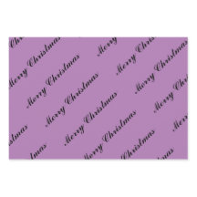 トレンディースタイリッシュパープルラッピング紙シート