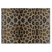 トレンディースタイリッシュヒョウ毛プリント動物のパターン カッティングボード (正面)