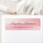 トレンディースタイリッシュピンクの手モダン跡フェミニン ラベル (インサイチュ)