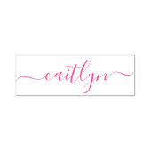 トレンディースタイリッシュピンクミニマルガーリーリスト セルフインキングスタンプ (デザイン)