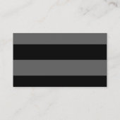 トレンディースタイリッシュブラックグレープロフェッショナルコンサルタント 名刺 (裏面)