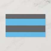 トレンディースタイリッシュブルーグレープロフェッショナルコンサルタント 名刺 (裏面)