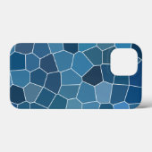 トレンディースタイリッシュブルー Case-Mate iPhoneケース (裏面 (横))