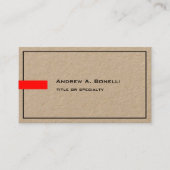 トレンディースタイリッシュプロフェッショナルモダンプレミアムクラフト 名刺 (正面)