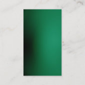 トレンディースタイリッシュホワイトグリーンコンサルタントクリエイティブ 名刺 (裏面)