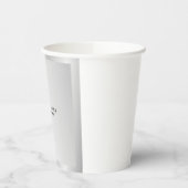 トレンディースタイリッシュミニマモダンリストのシルバーグレー 紙コップ (左)
