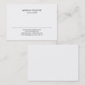 トレンディースタイリッシュミニマルプロフェッショナル 名刺 (正面/裏面)