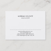 トレンディースタイリッシュミニマルプロフェッショナル 名刺 (正面)