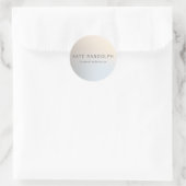 トレンディースタイリッシュモダンミニマル発光銀 ラウンドシール (バッグ)