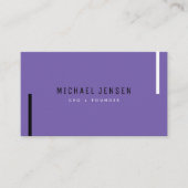 トレンディースタイリッシュモダンミニマル 名刺 (正面)