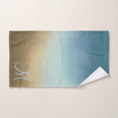 トレンディースタイリッシュモノグラムタオルセット バスタオルセット (ハンドタオル)